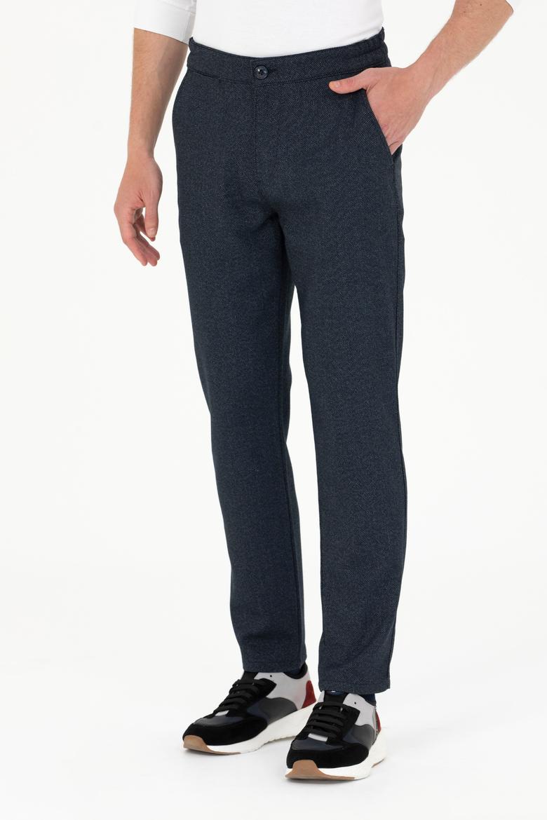 Erkek Lacivert Kanvas Pantolon - 50277294108