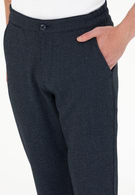 Erkek Lacivert Kanvas Pantolon - 50277294108