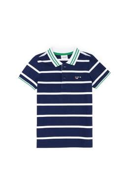 Erkek Çocuk Lacivert Polo Yaka Tişört - 50263260054