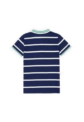 Erkek Çocuk Lacivert Polo Yaka Tişört - 50263260054