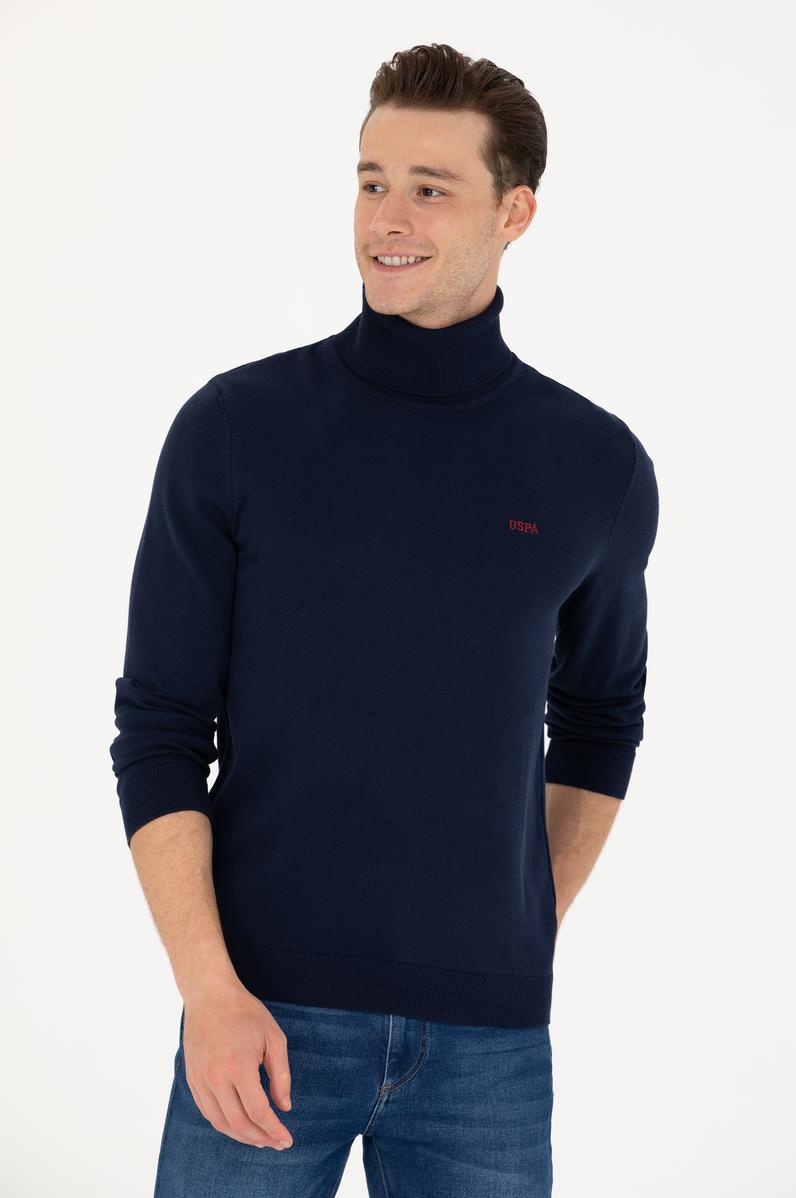 Erkek Lacivert Basic Kazak