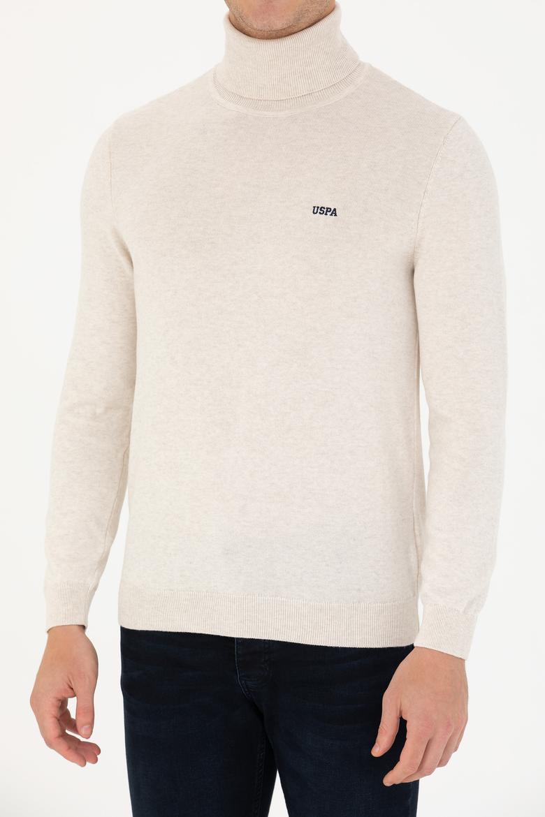 Erkek Taş Melanj Basic Kazak - 50275844053