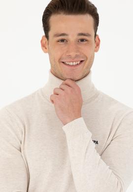 Erkek Taş Melanj Basic Kazak - 50275844053