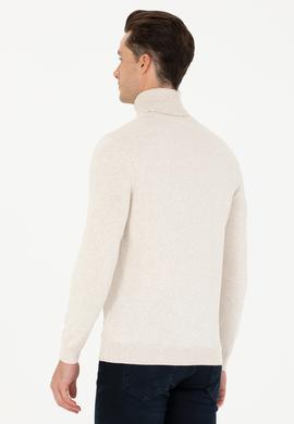 Erkek Taş Melanj Basic Kazak - 50275844053