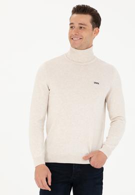 Erkek Taş Melanj Basic Kazak - 50275844053