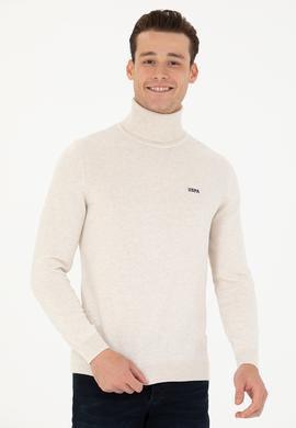 Erkek Taş Melanj Basic Kazak - 50275844053