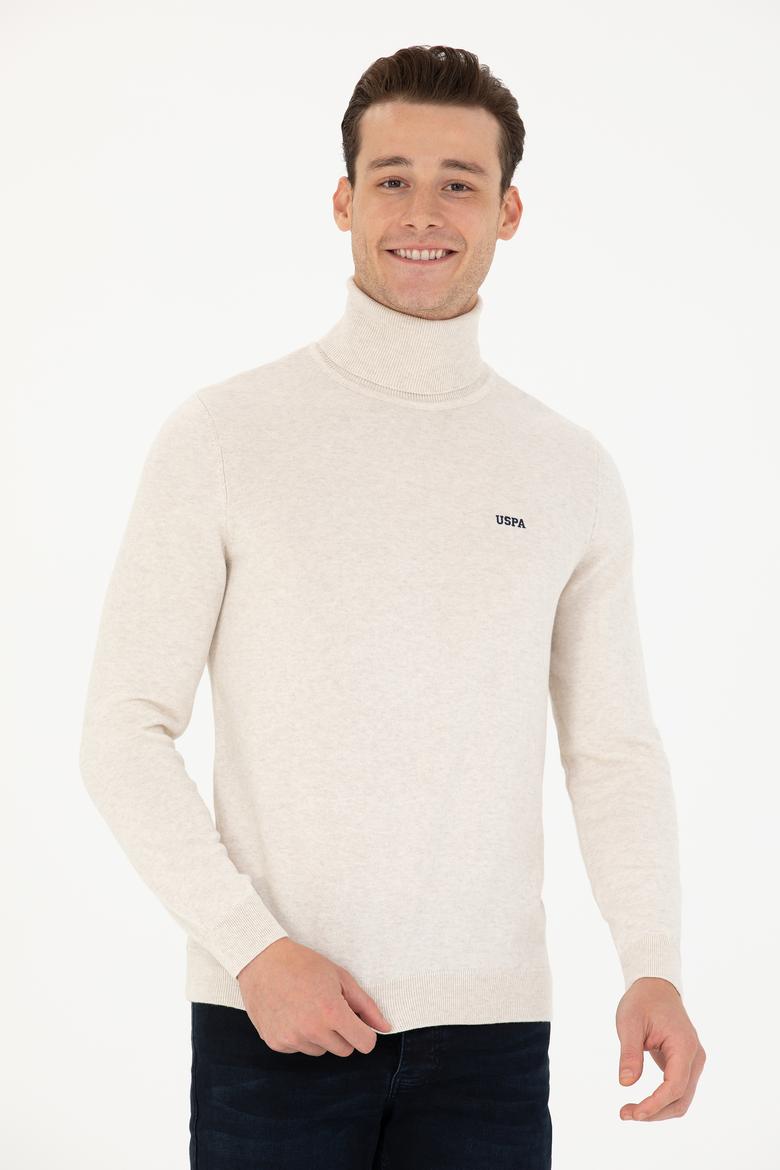 Erkek Taş Melanj Basic Kazak - 50275844053