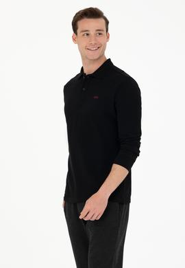 Erkek Siyah Basic Sweatshirt - 50276314041