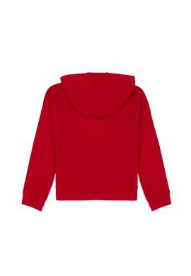 Kız Çocuk Kırmızı Kapüşonlu Sweatshirt - 50276913014