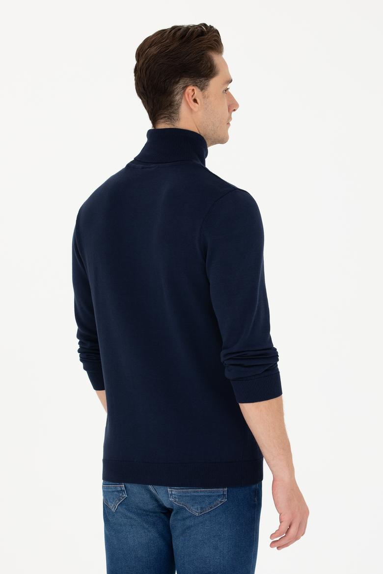 Erkek Lacivert Basic Kazak - 50275844001