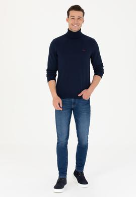 Erkek Lacivert Basic Kazak - 50275844001