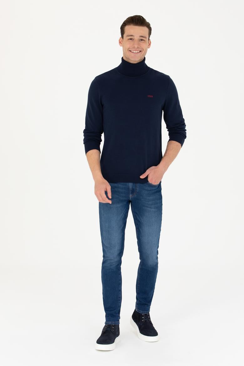 Erkek Lacivert Basic Kazak - 50275844001