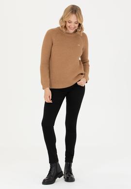 Kadın Kum Bisiklet Yaka Kazak - 50272045006