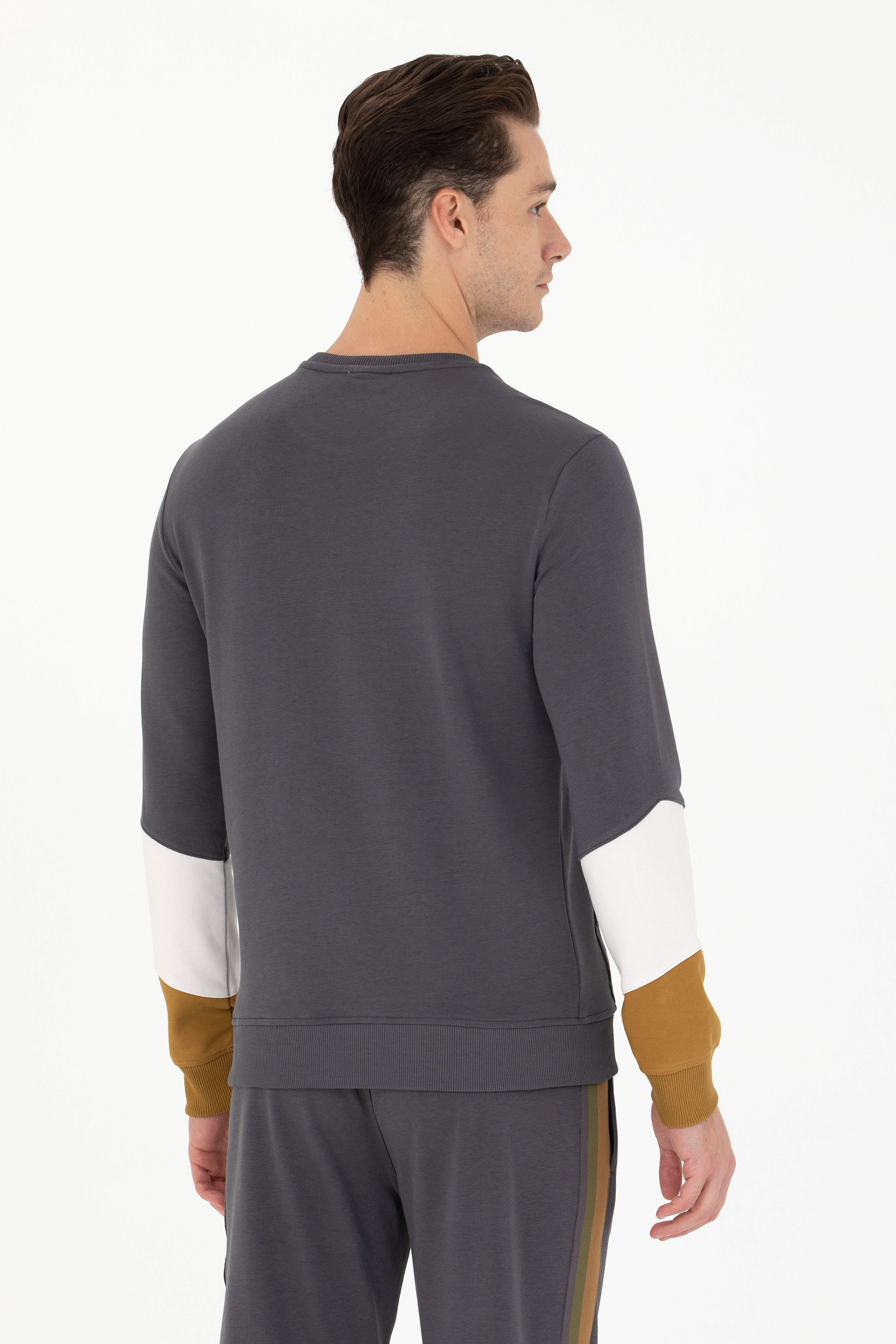 Erkek Antrasit Sweatshirt - Image 6