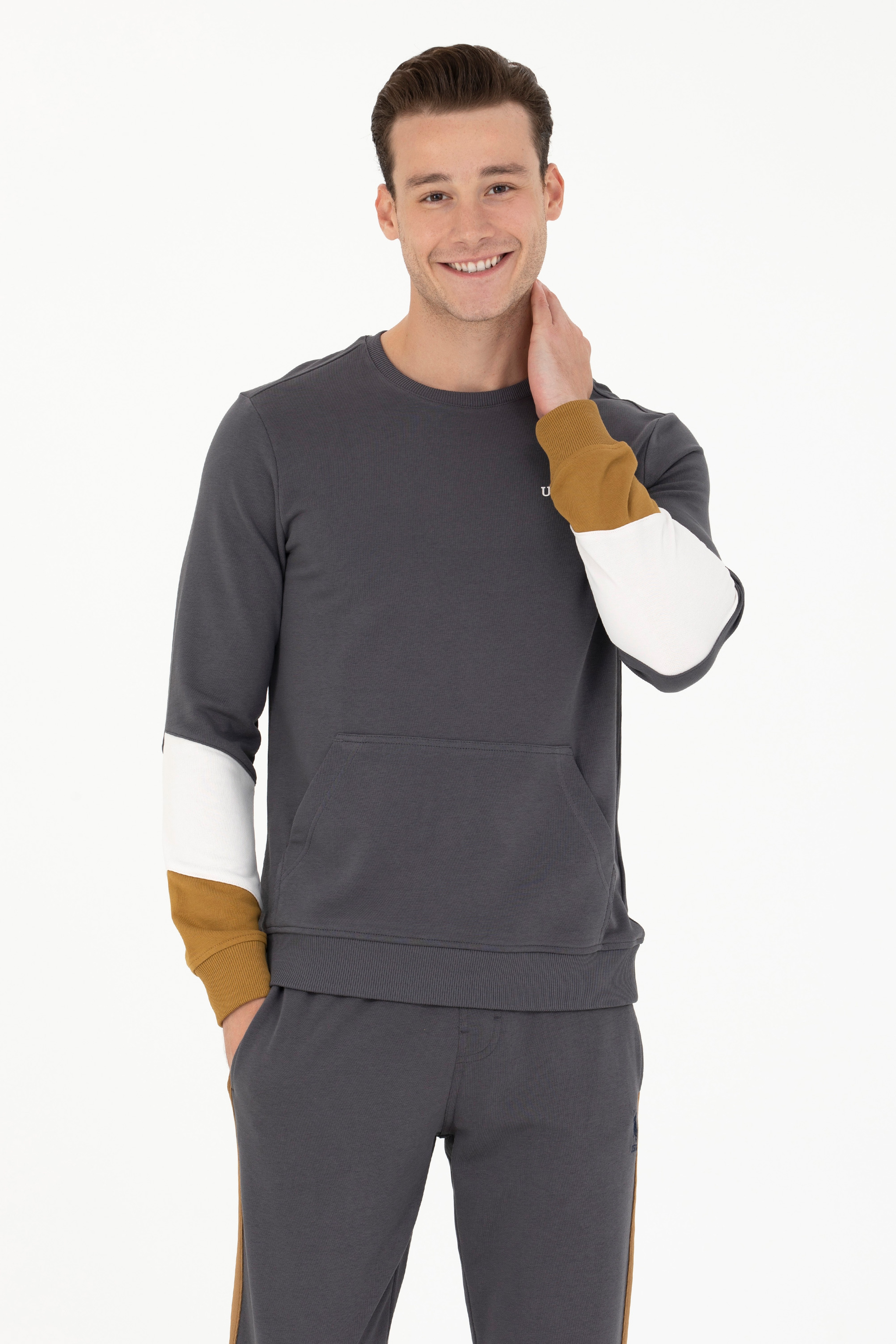 Erkek Antrasit Sweatshirt - Image 2