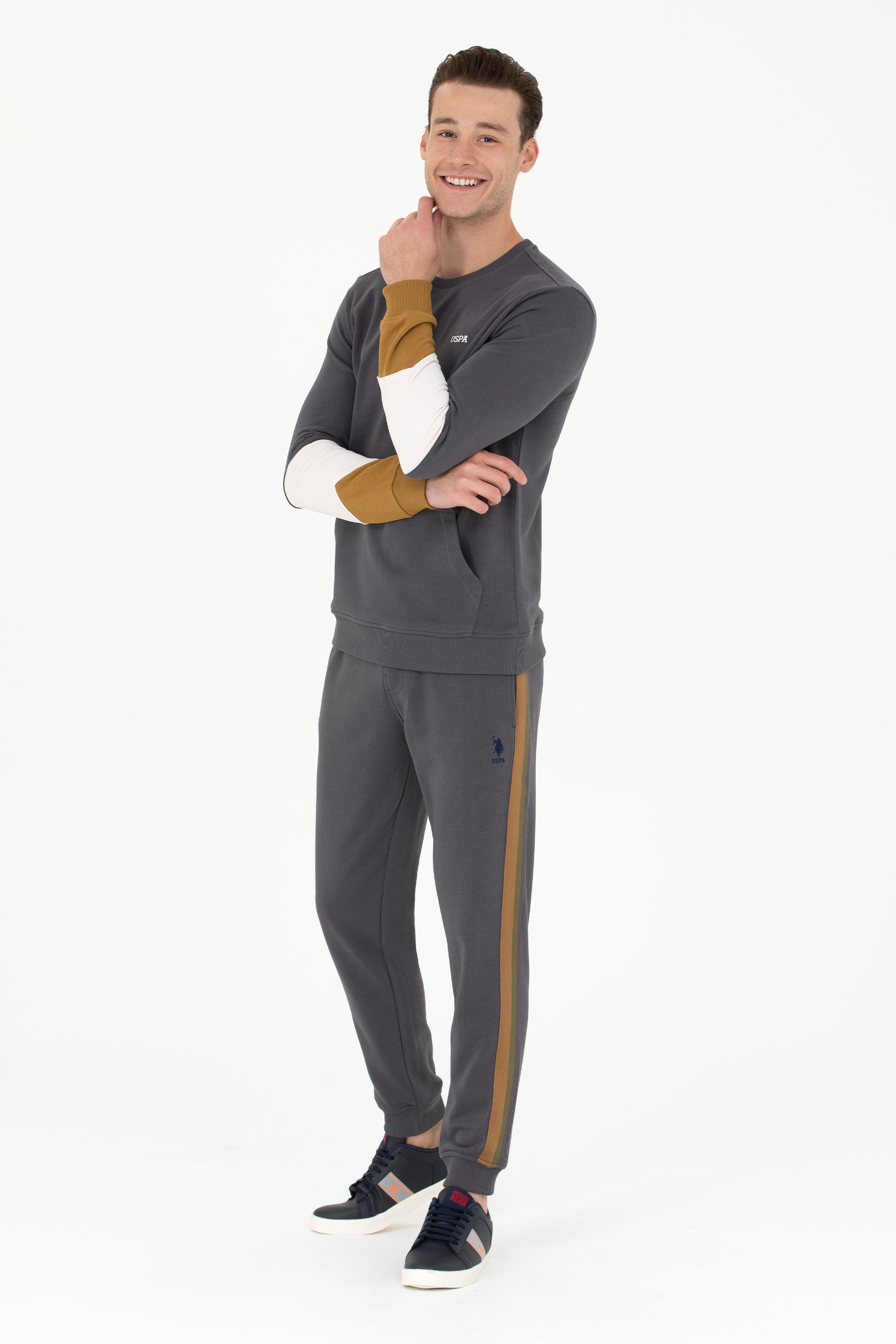 Erkek Antrasit Sweatshirt - Image 5