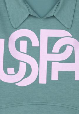 Kız Çocuk Mint Polo Yaka Sweatshirt - 50276920010