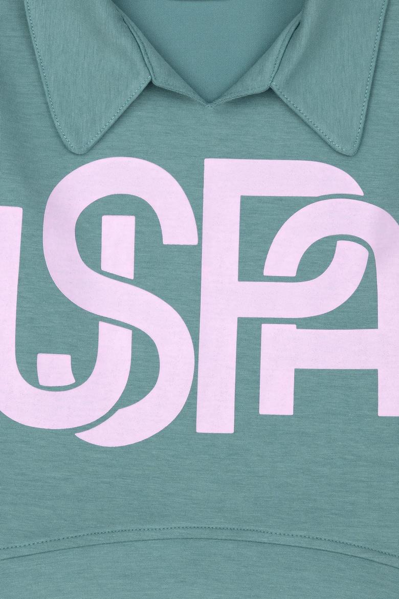 Kız Çocuk Mint Polo Yaka Sweatshirt - 50276920010