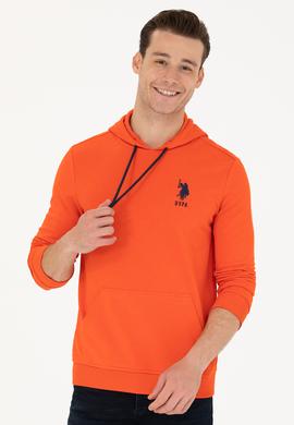 Erkek Turuncu Basic Sweatshirt - 50269426183