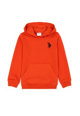 Çocuk Turuncu Basic Kapüşonlu Sweatshirt - 50276086012