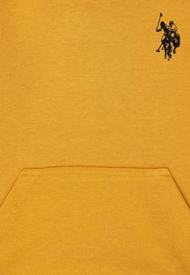 Çocuk Hardal Basic Kapüşonlu Sweatshirt - 50276086036