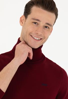 Erkek Bordo Basic Kazak - 50275844010