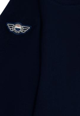 Çocuk Lacivert Bisiklet Yaka Sweatshirt - 50270748001