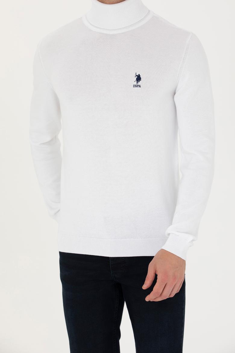 Erkek Beyaz Basic Kazak - 50268935114