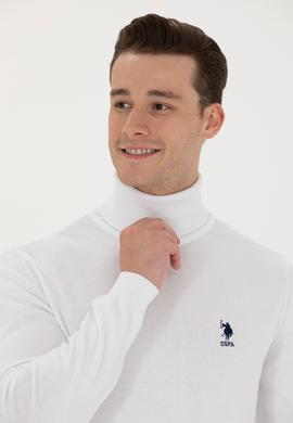 Erkek Beyaz Basic Kazak - 50268935114