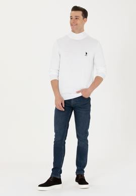 Erkek Beyaz Basic Kazak - 50269007096