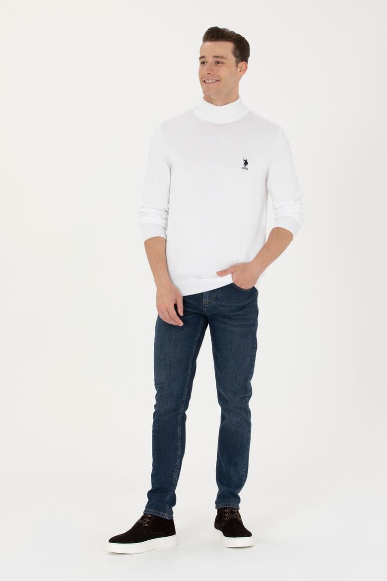 Erkek Beyaz Basic Kazak - 50269007096