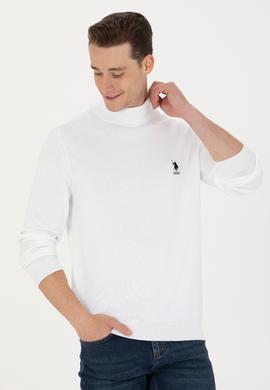 Erkek Beyaz Basic Kazak - 50269007096