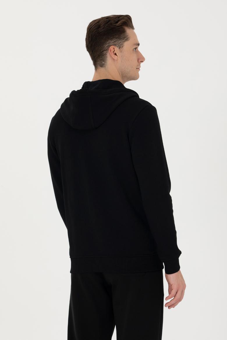 Erkek Siyah Örme Hırka - 50269394009