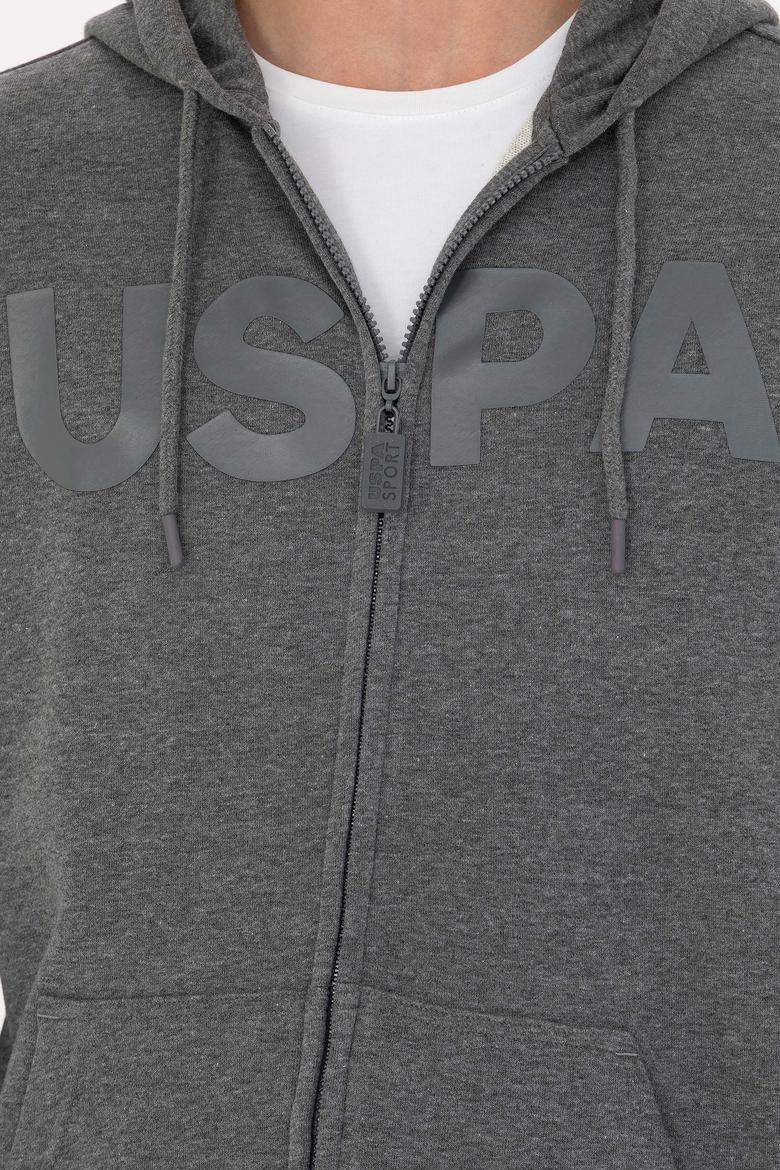 Erkek Antrasit Melanj Örme Hırka - 50269394029