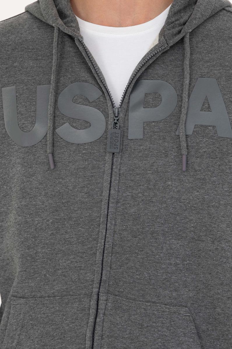 Erkek Antrasit Melanj Örme Hırka