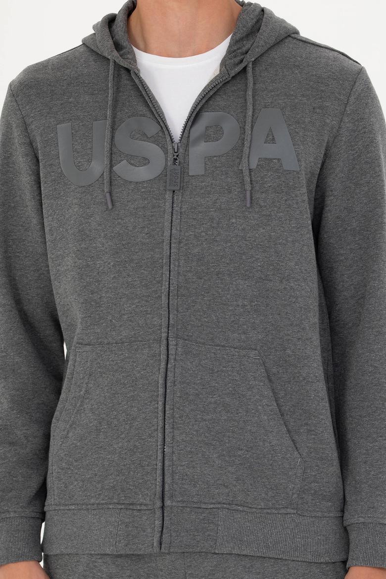 Erkek Antrasit Melanj Örme Hırka - 50269394029