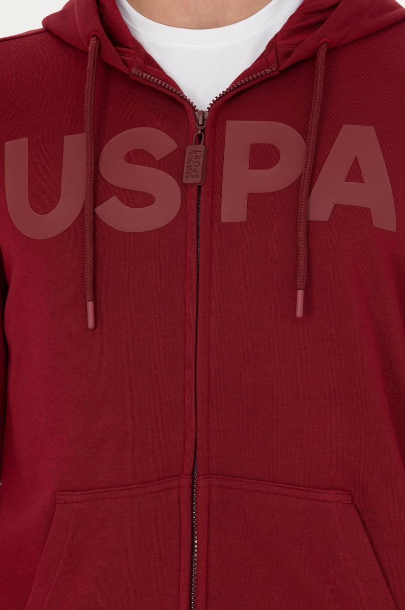 Erkek Bordo Örme Hırka