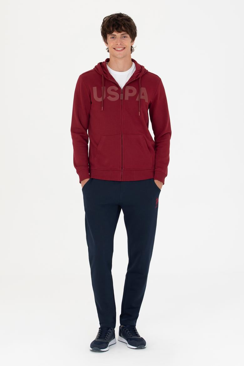 Erkek Bordo Örme Hırka - 50269394146