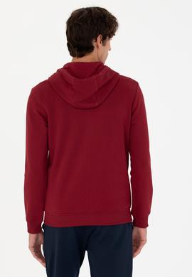 Erkek Bordo Örme Hırka - 50269394146