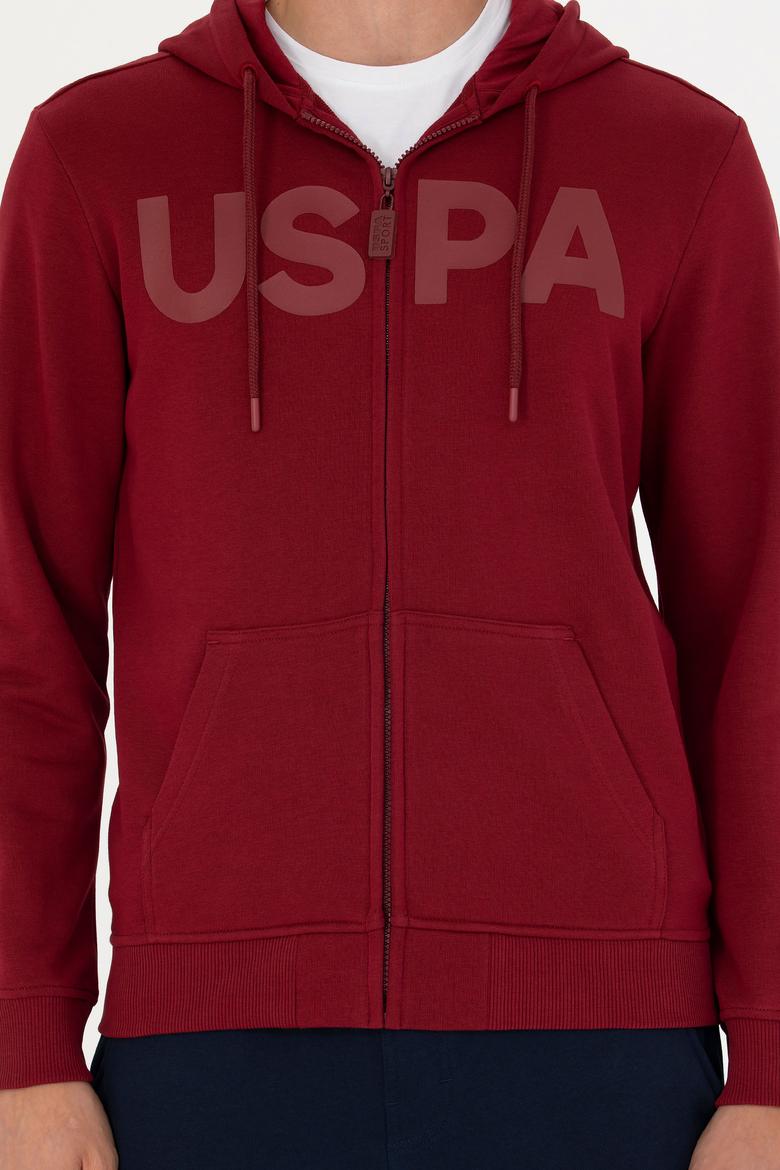 Erkek Bordo Örme Hırka - 50269394146