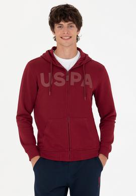 Erkek Bordo Örme Hırka - 50269394146