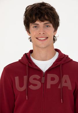 Erkek Bordo Örme Hırka - 50269394146