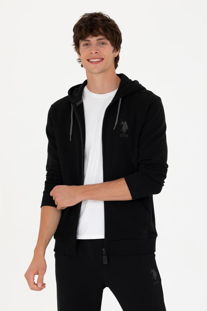 Erkek Siyah Örme Hırka