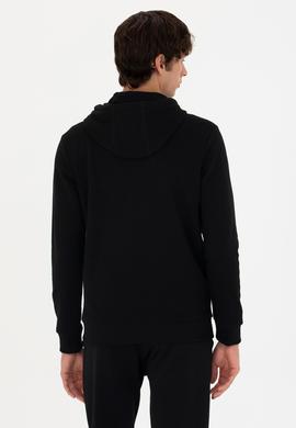 Erkek Siyah Örme Hırka - 50269401047