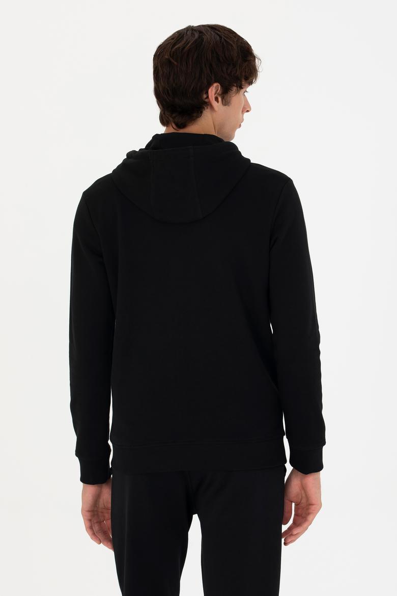 Erkek Siyah Örme Hırka - 50269401047