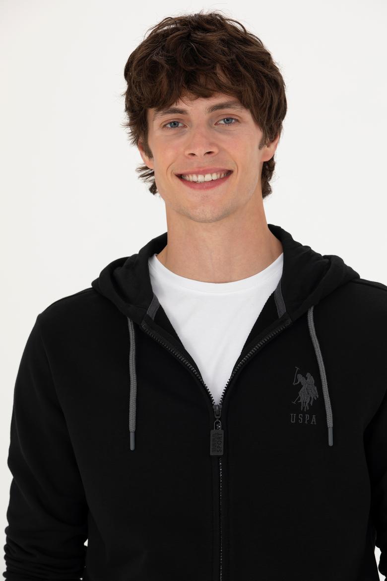 Erkek Siyah Örme Hırka - 50269401047