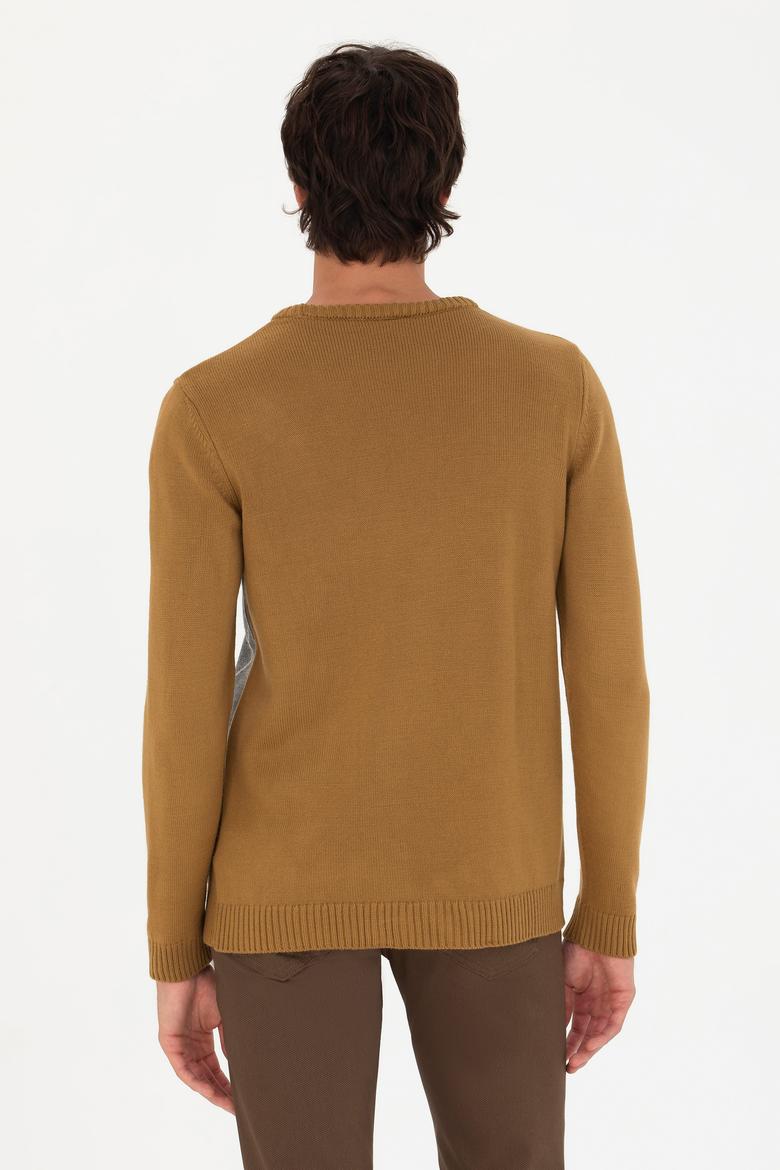 Erkek Açık Haki Kazak - 50272105015