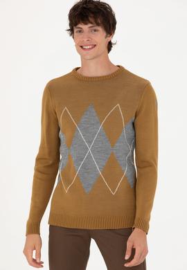 Erkek Açık Haki Kazak - 50272105015