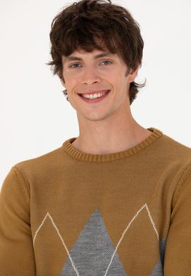 Erkek Açık Haki Kazak - 50272105015