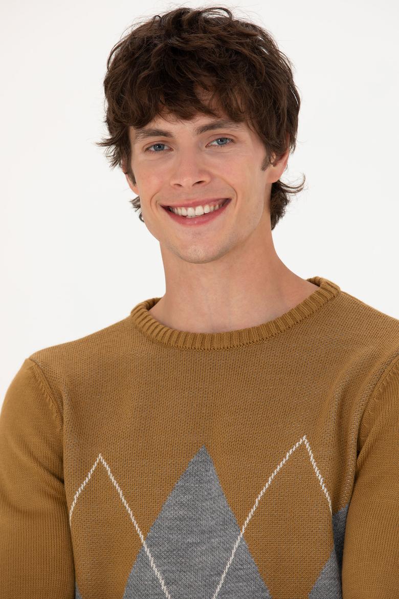 Erkek Açık Haki Kazak - 50272105015